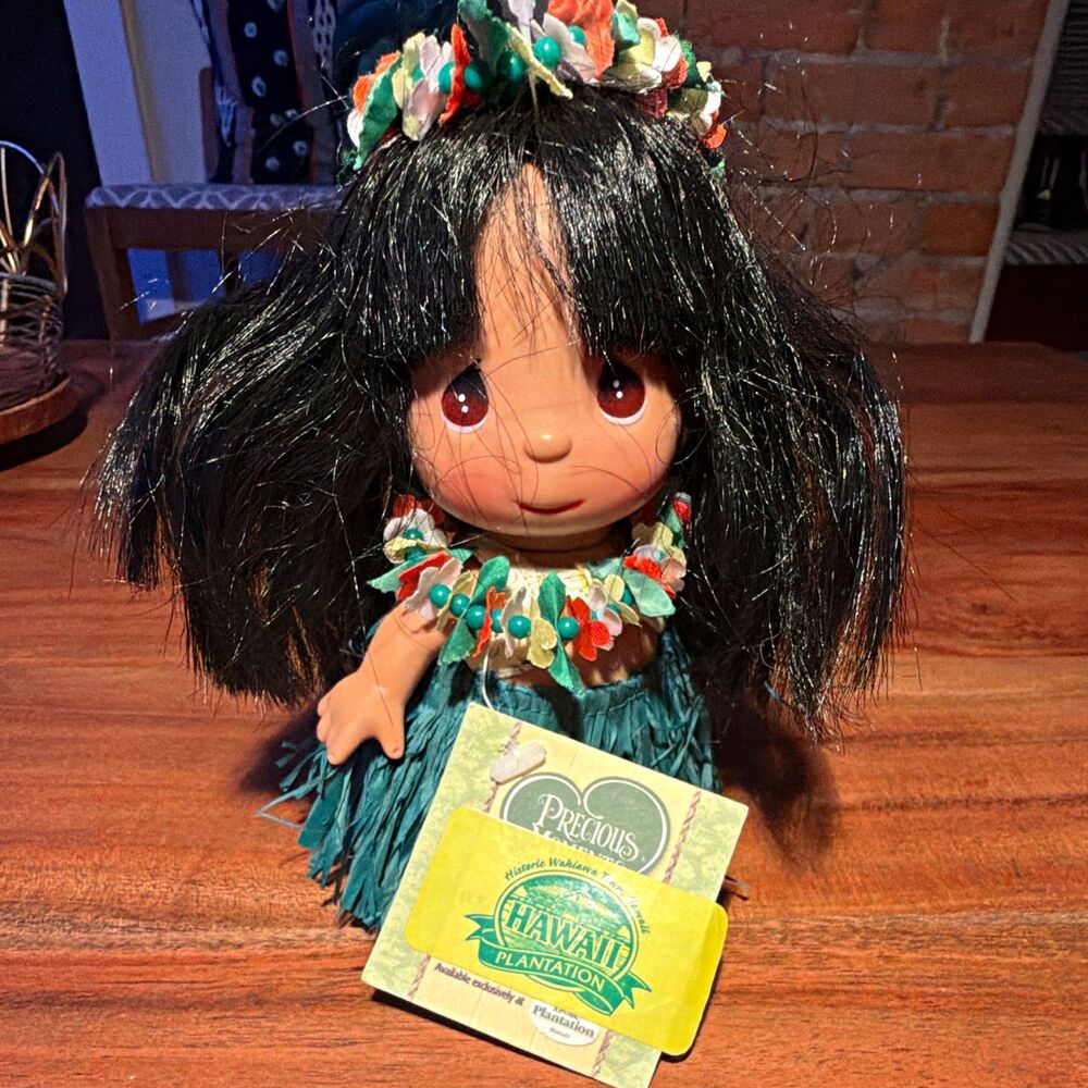Precious Moments Keikilani Hawaiian Plantation Dole Plantation Play Doll 5in